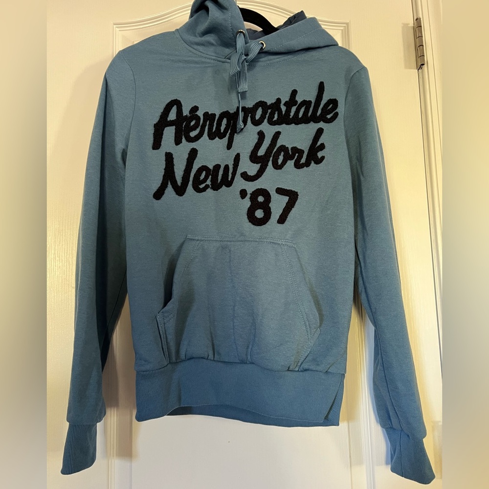 Blue Small Aeropostal Hoodie